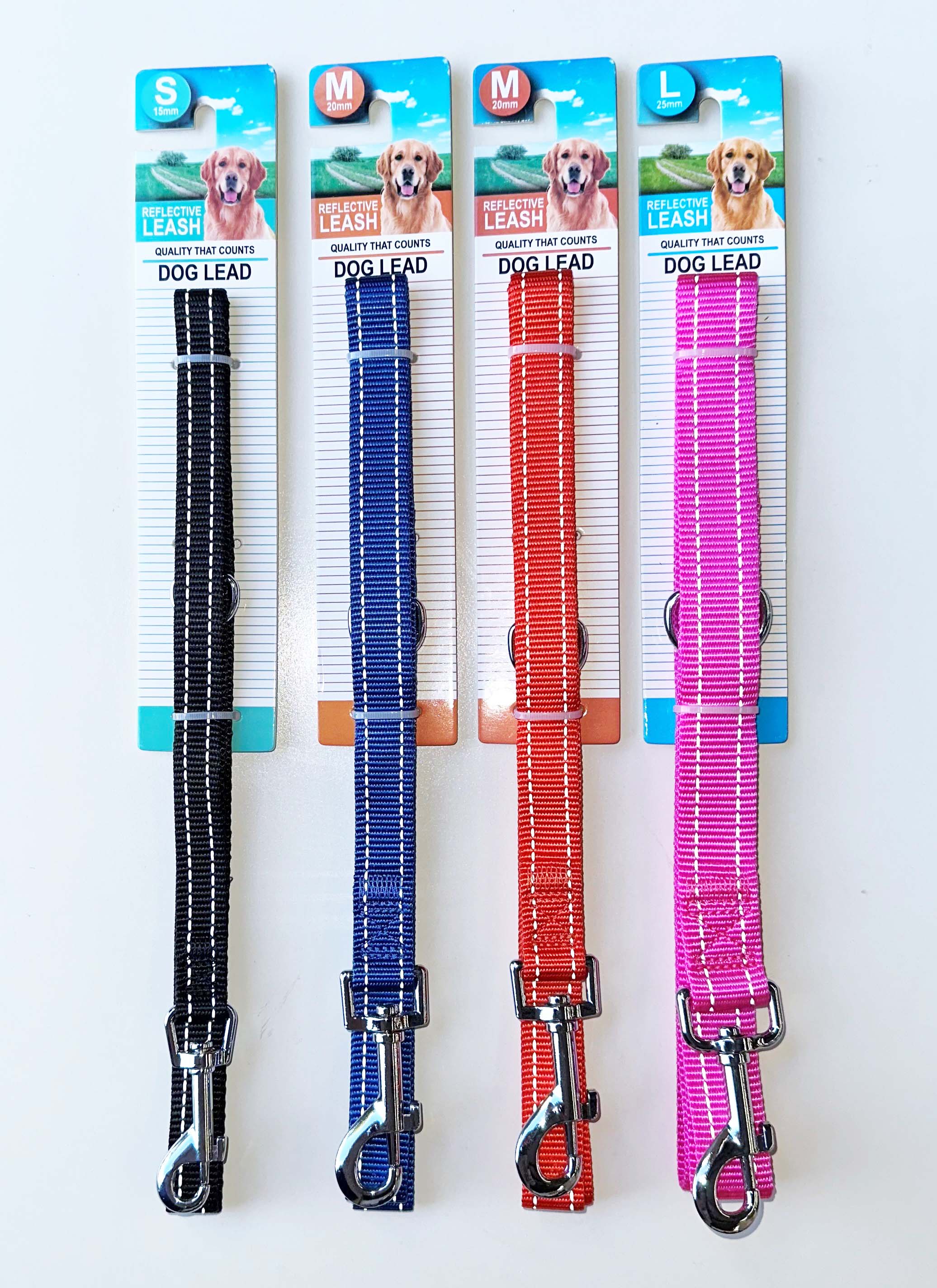 Leads & Collars - Dog: Dog - Reflective Webbed