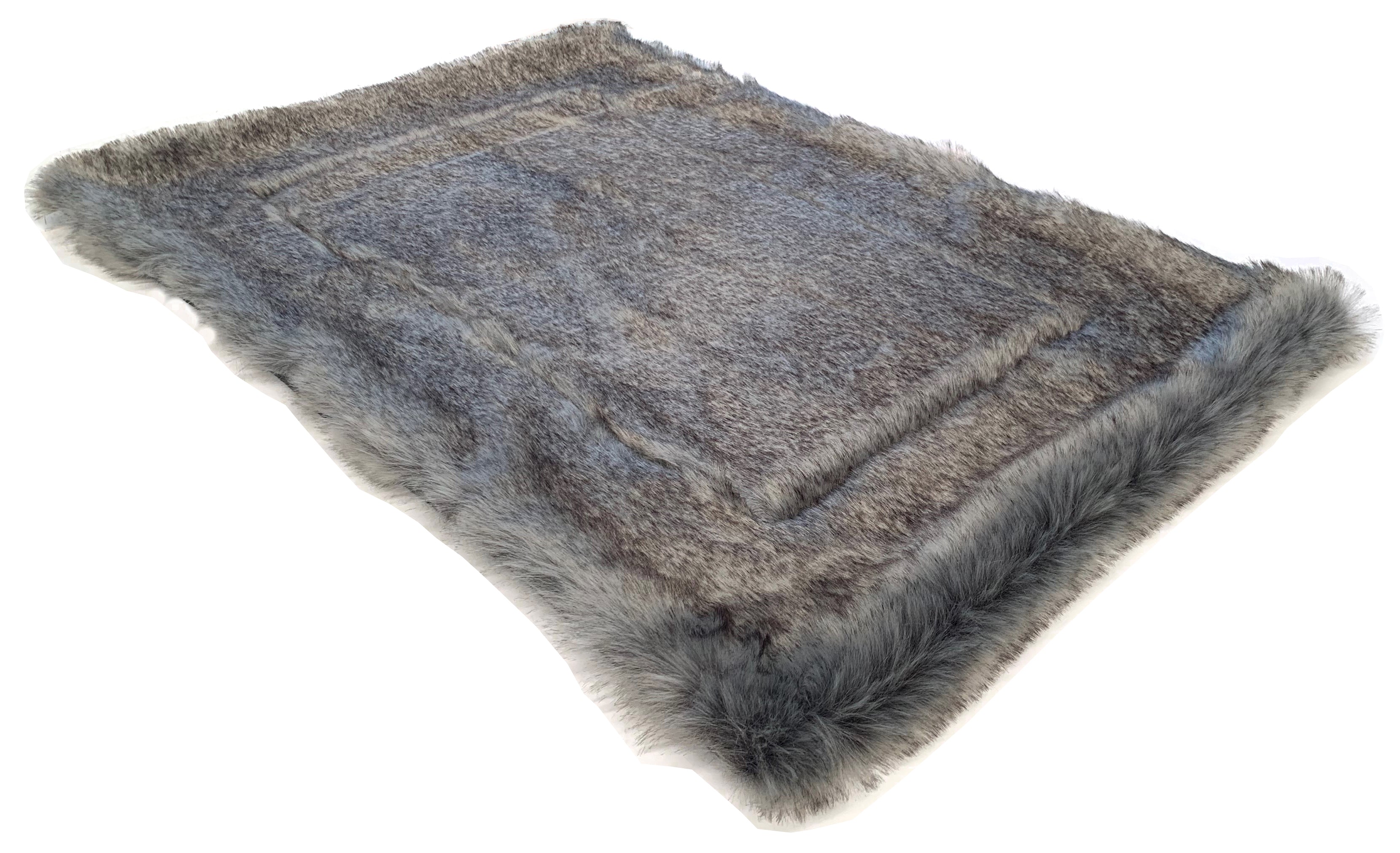 Premium Luxe Faux Fur Blankets Siberian Fox