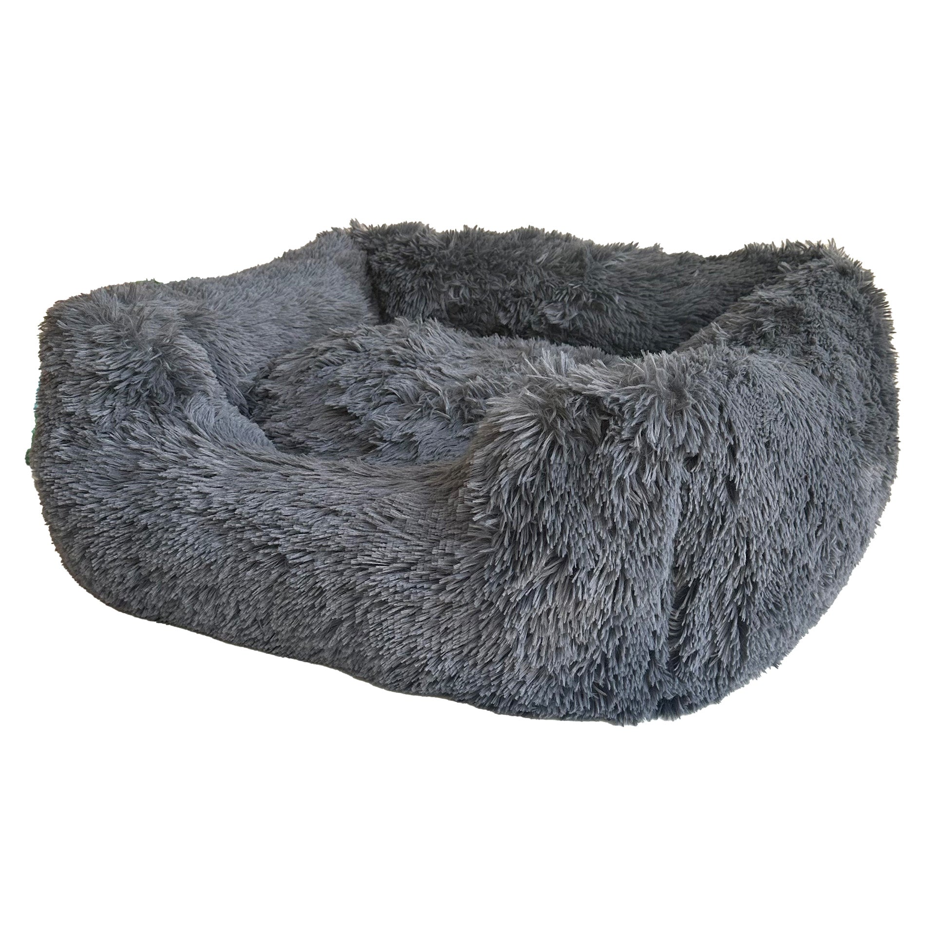 Calming Rectangular Dog Bed Basket