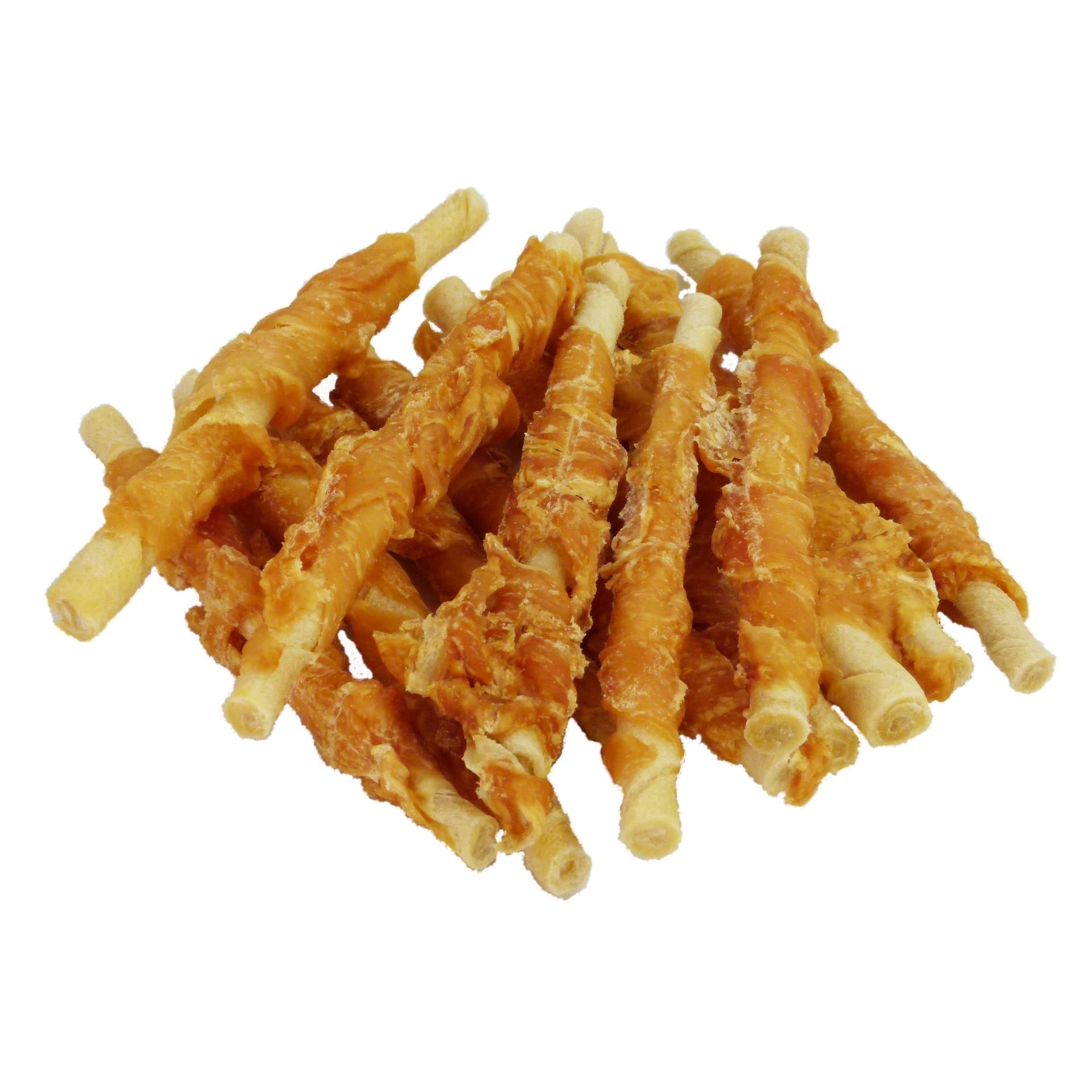 Rawhide Chicken Wrap Twist Stick 5"