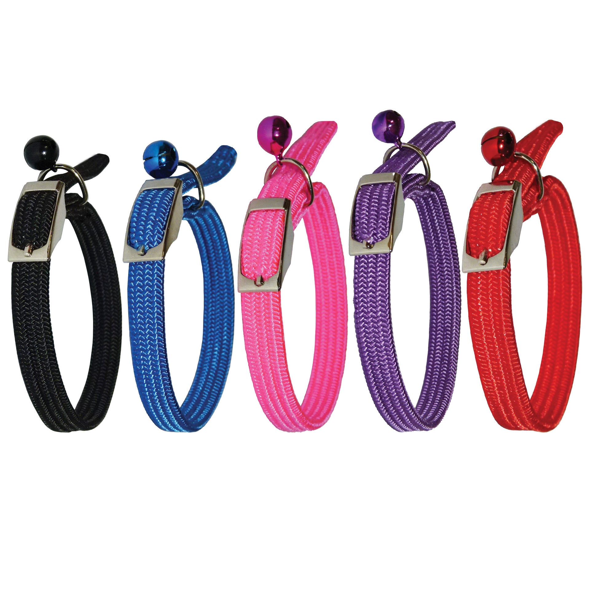 Elastic Cat Collars with Bell