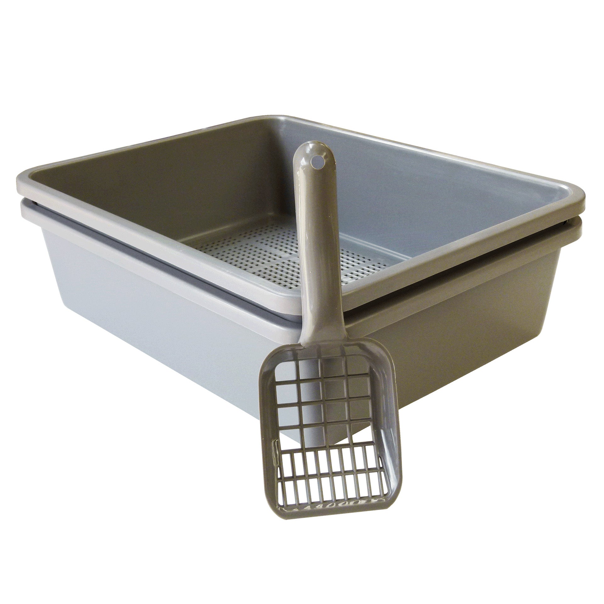 Litter Tray with Sieve - Square