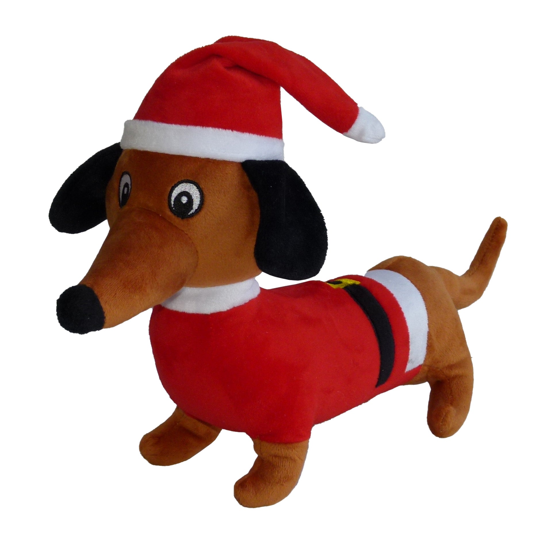 Christmas Dachshund with Hat