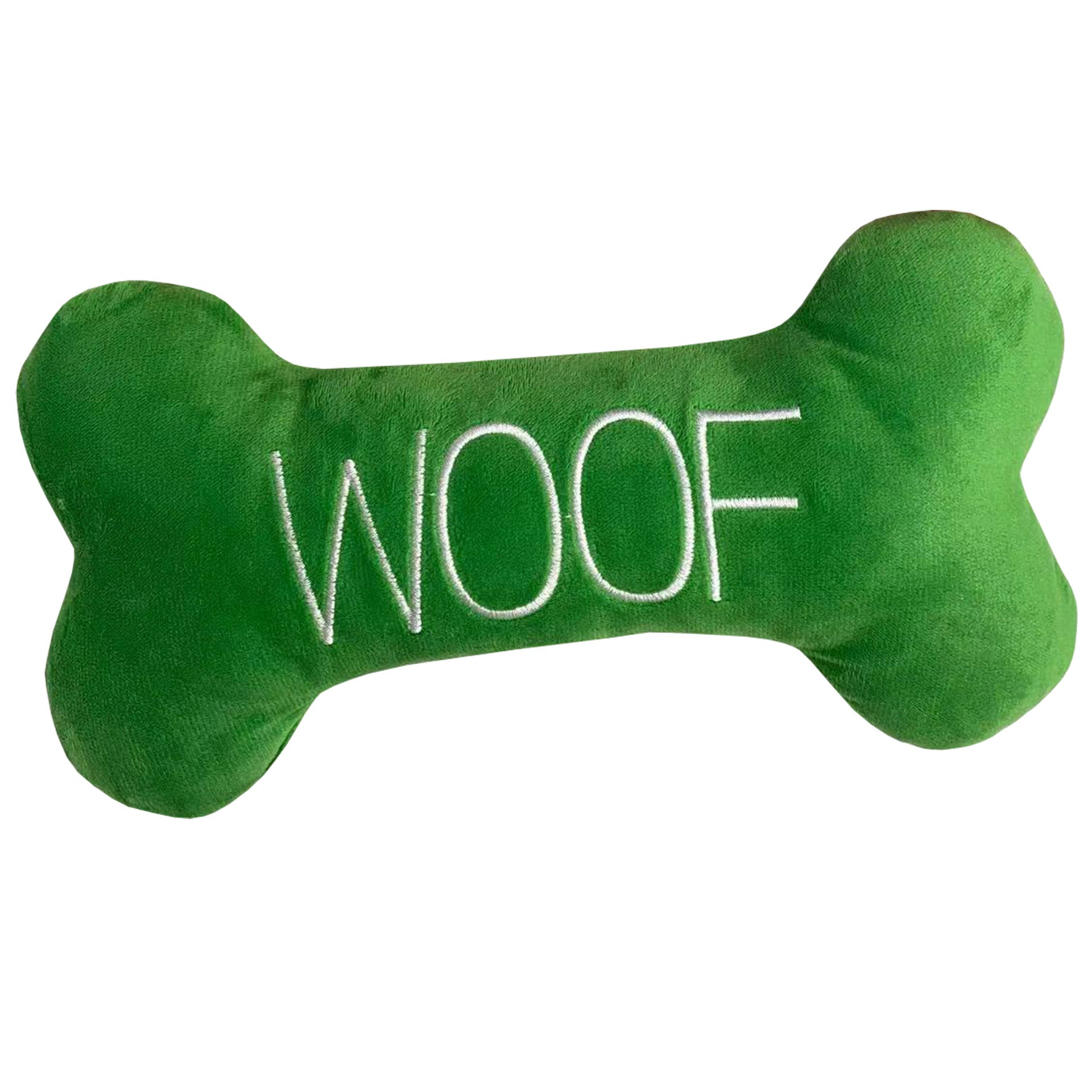 Christmas Plush Bone "WOOF"